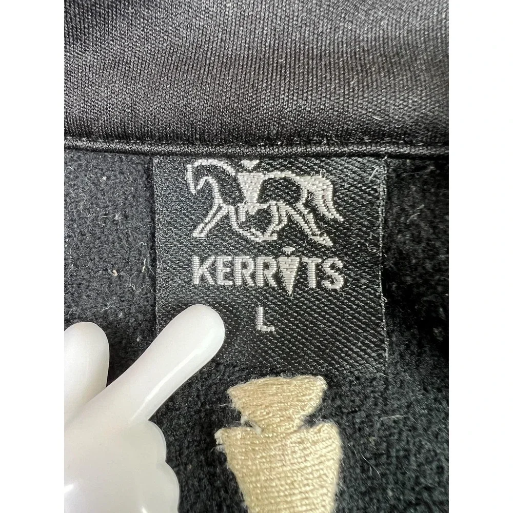 Kerrits‎ Jacket Womens Large Black Softshell Full Zip Equestrian Riding